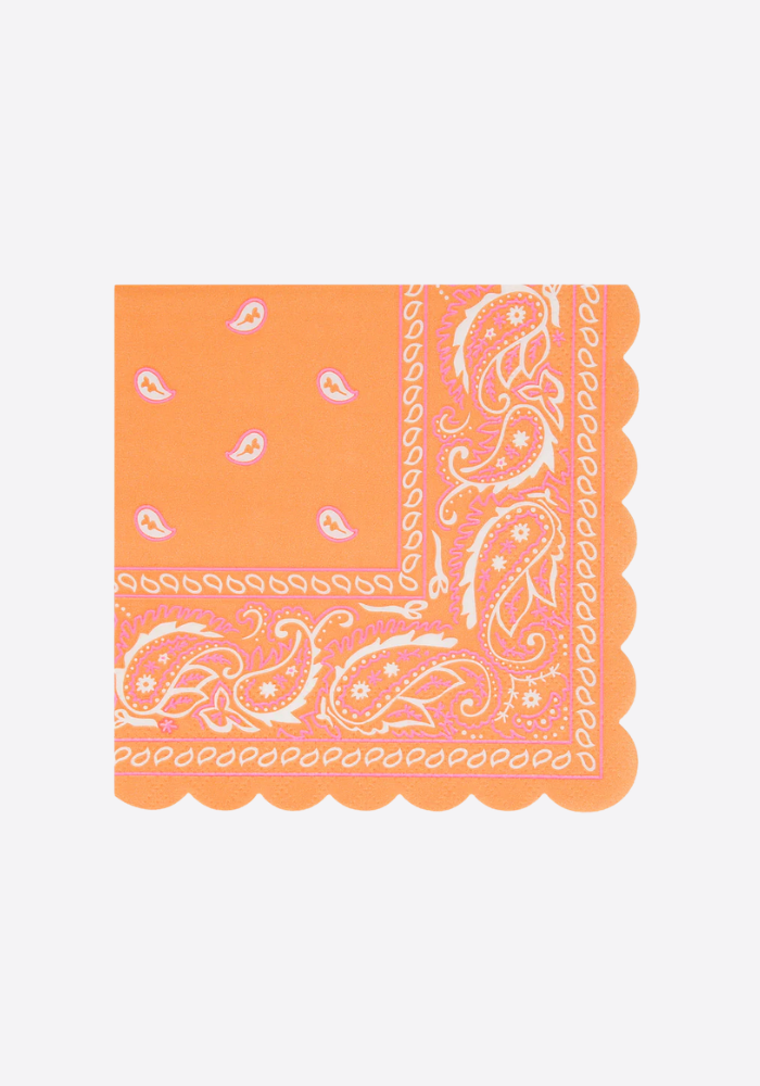 Lot de 16 Serviettes En Papier Bandana - Meri Meri