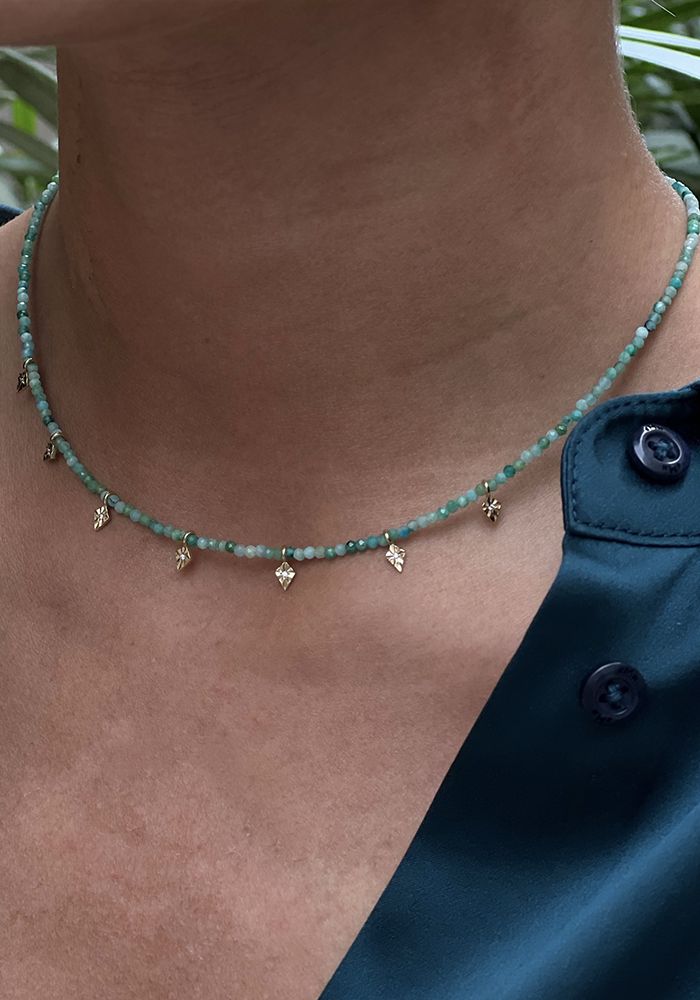 Amazonite choker store