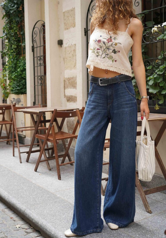 Jean Jacques Tencel Denim Moonwalker - Denim Studio Paris