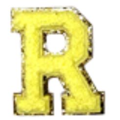 Columbia Yellow Letter Sticker