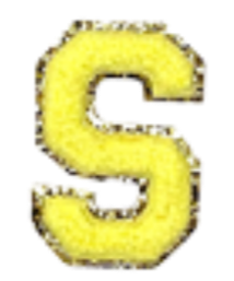 Columbia Yellow Letter Sticker