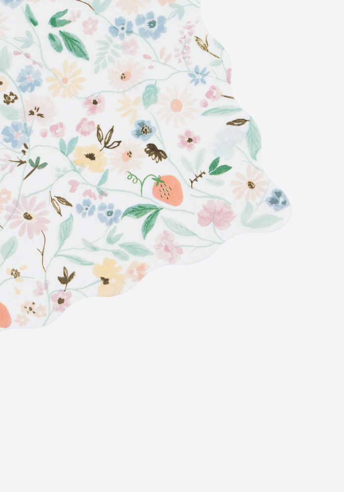 Lot de 16 Serviettes En Papier Fleuris - Meri Meri