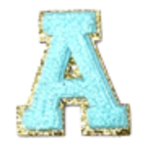 Sticker Columbia Lettre Bleue