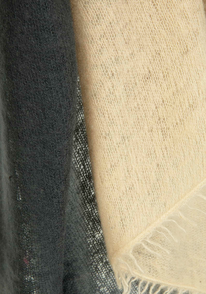 Macadam & Sandstone Long Open Scarf