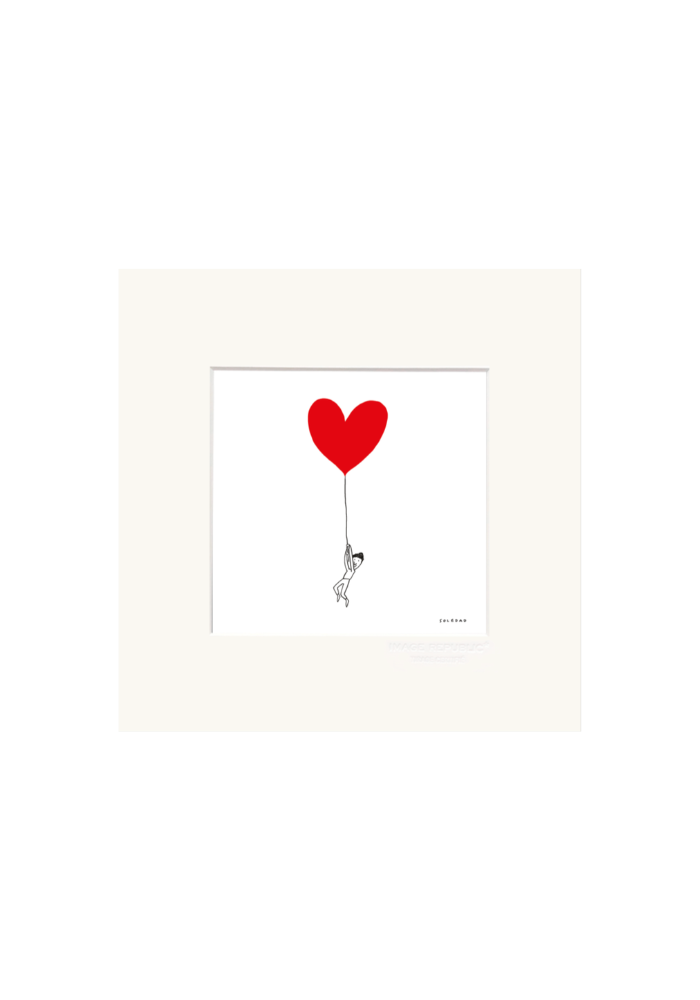 Affiche 2021 Ballon Coeur Soledad 22x22 - Image Republic