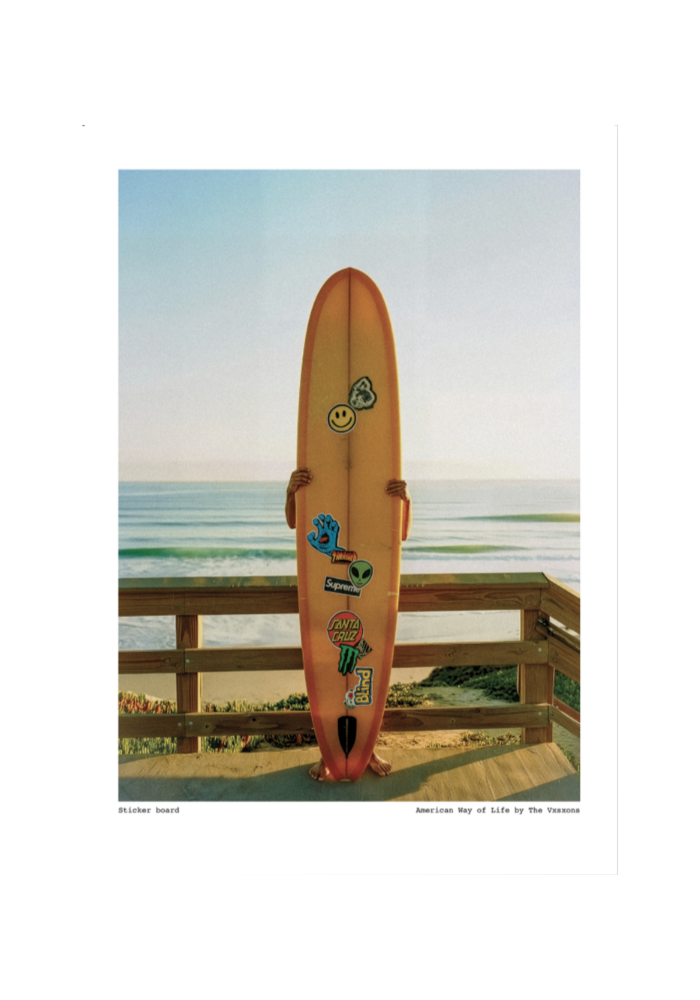 Affiche AWOL 006 - Sticker Board 30x40 - Image Republic
