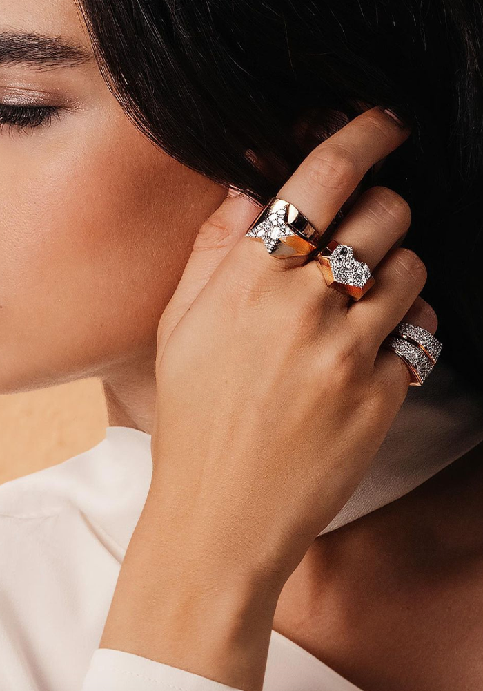 Bague Aimee Pinky - Kismet By Milka