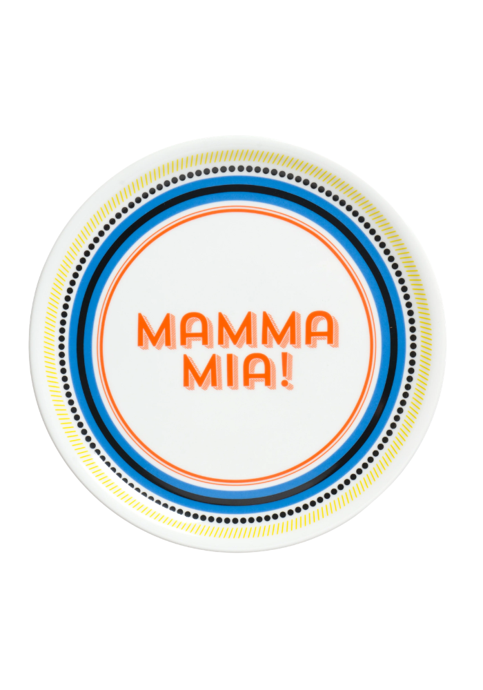 Assiette À Pizza Mamma Mia