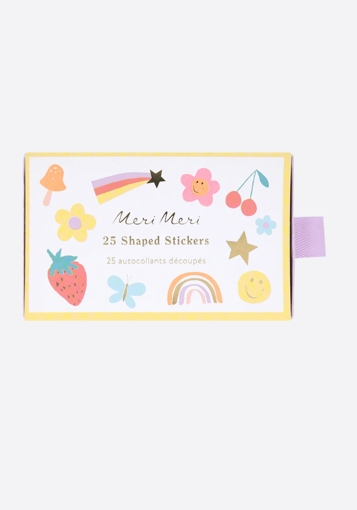 Assortiment De 25 Stickers Rigolos - Meri Meri