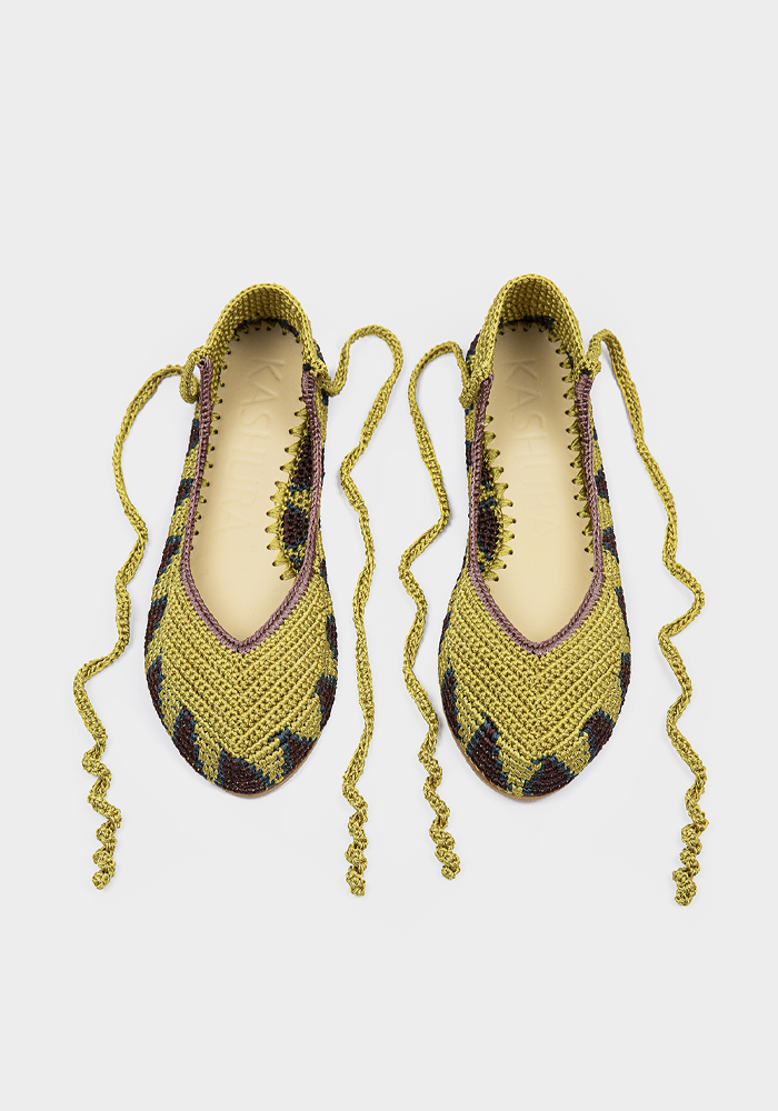 Ballerines High Mustard Yellow - Kashura