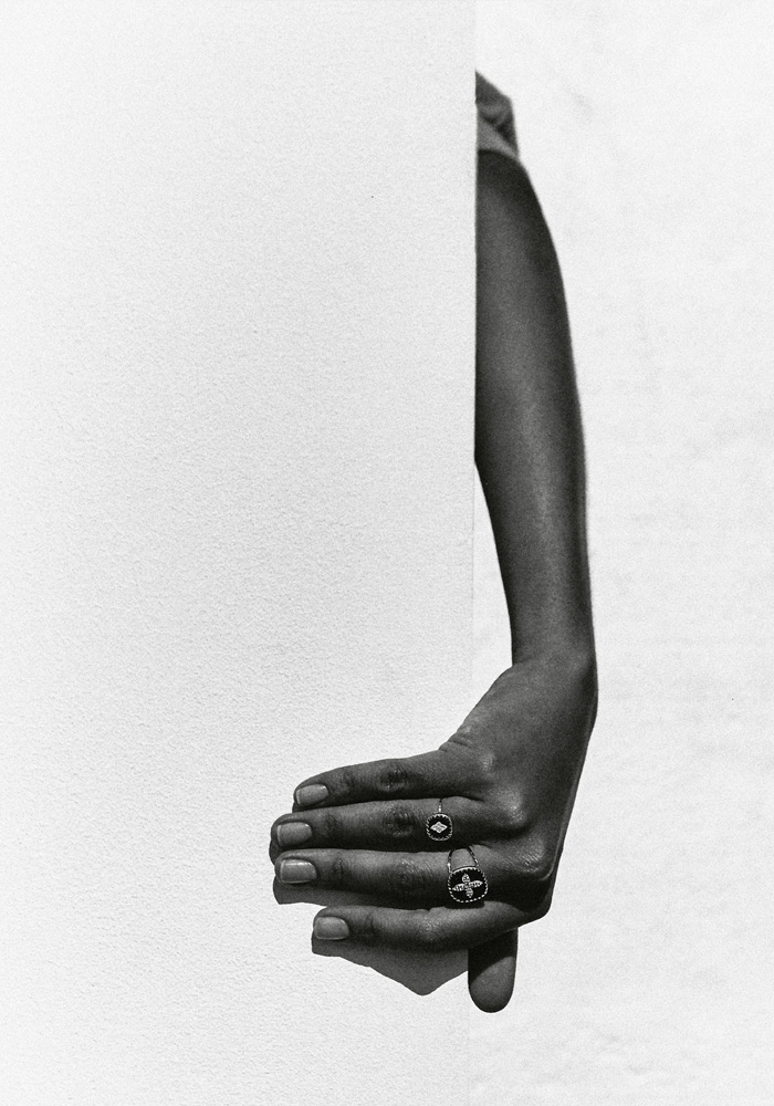 Bague Bowie N°2 Noir Diamant - Pascale Monvoisin