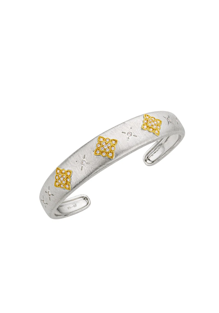 Jonc Mira Cuff Argenté - Mya Bay