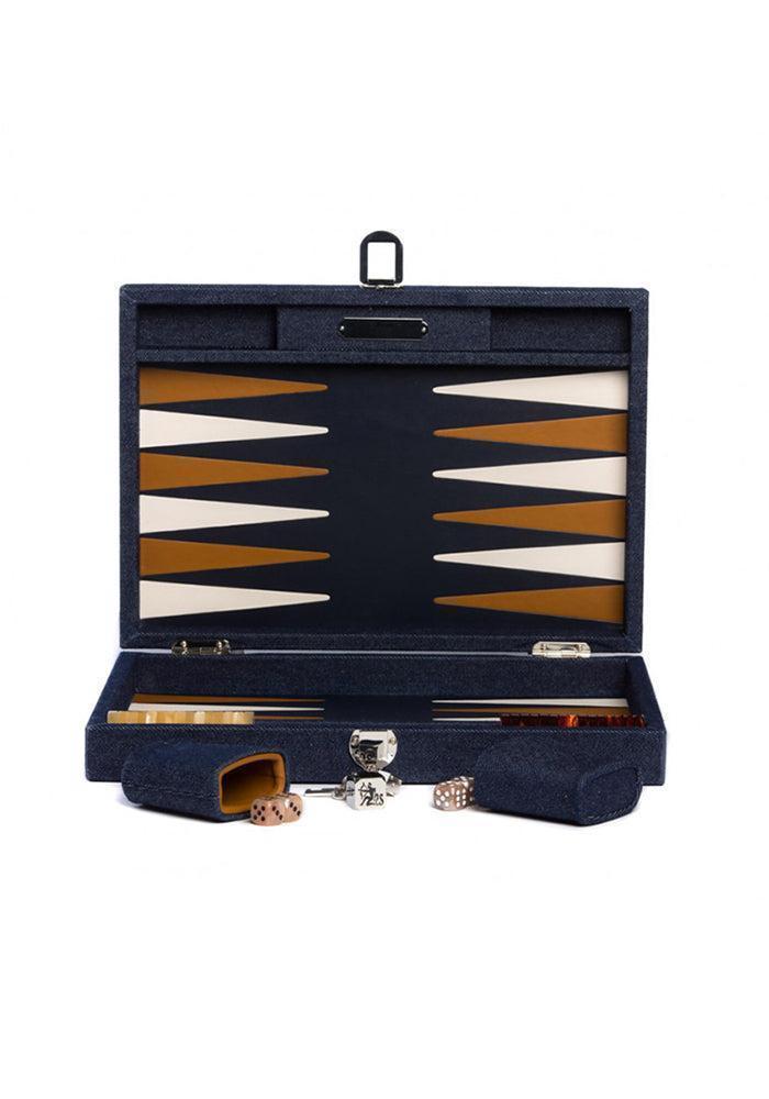 Backgammon Daniel Competition Bleu - Moyen Modèle