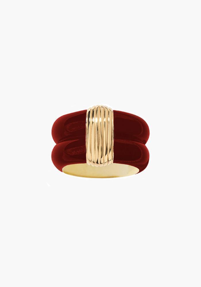 Bague Katt Bordeaux - Aurélie Bidermann