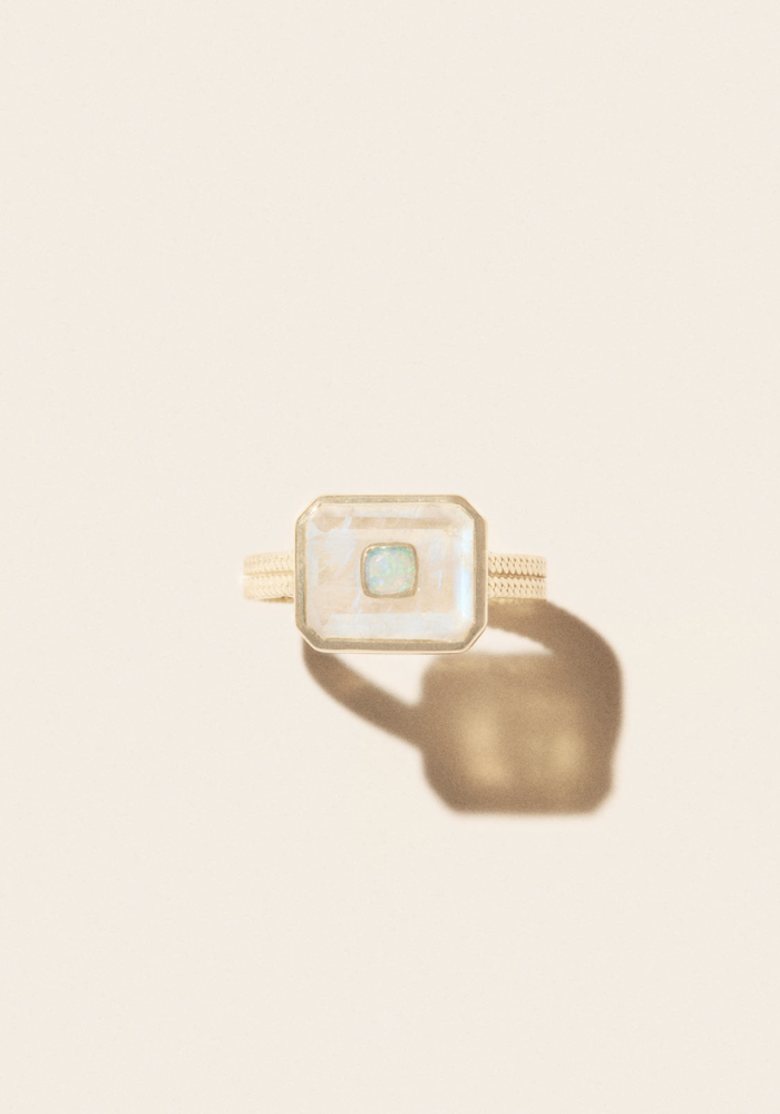 Bague Anton N°1 Pierre De Lune - Pascale Monvoisin
