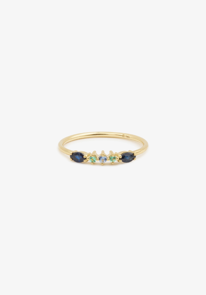 Bague Gaia 6 Marine - Sophie D'Agon