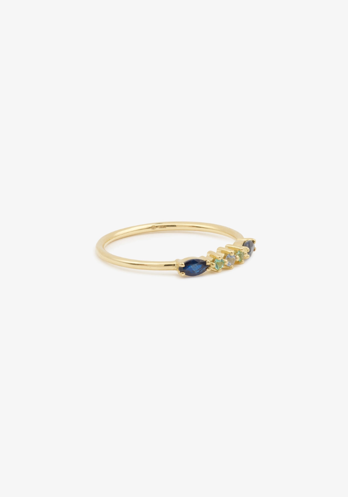 Bague Gaia 6 Marine - Sophie D'Agon