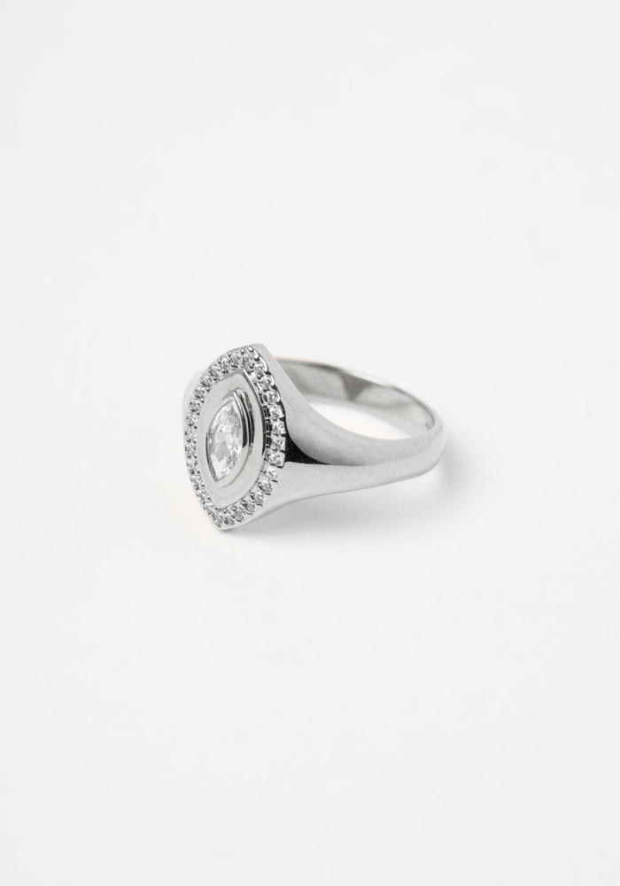Bague Mira Plaqué Argent