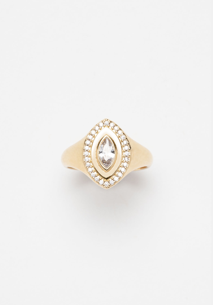 Bague Mira Plaqué Or - Sigal