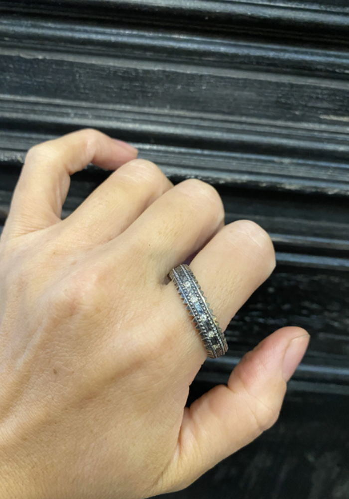Bague Primitive Rock Argent 925 - Rusty Thought