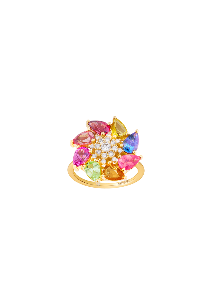 Bague Tourbillon S - Rosa Maïtea