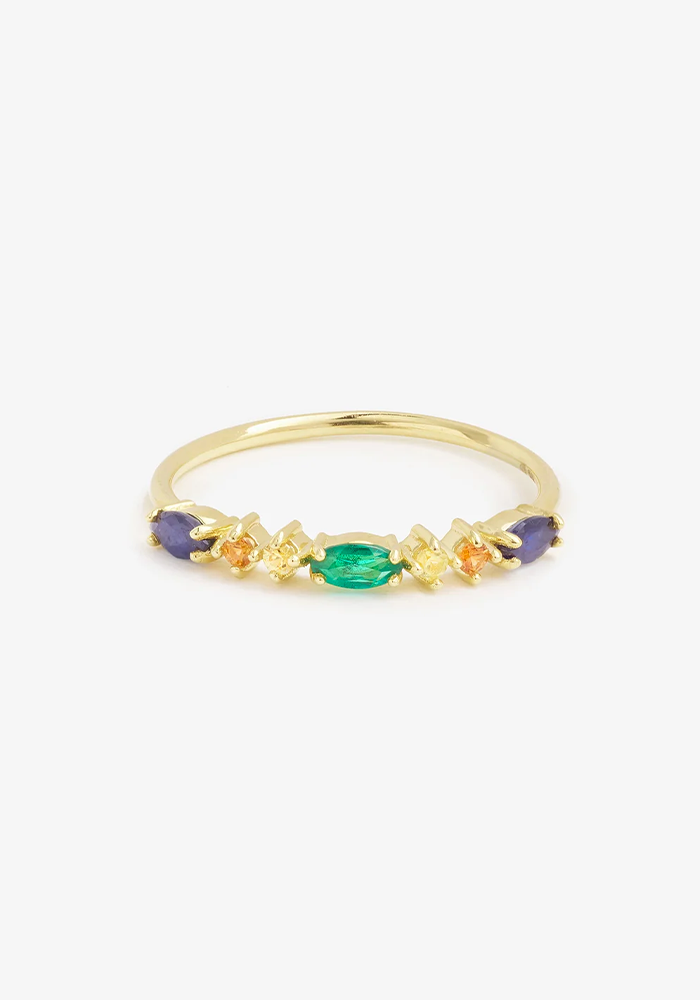 Bague Gaia 3 Vert - Sophie D'Agon