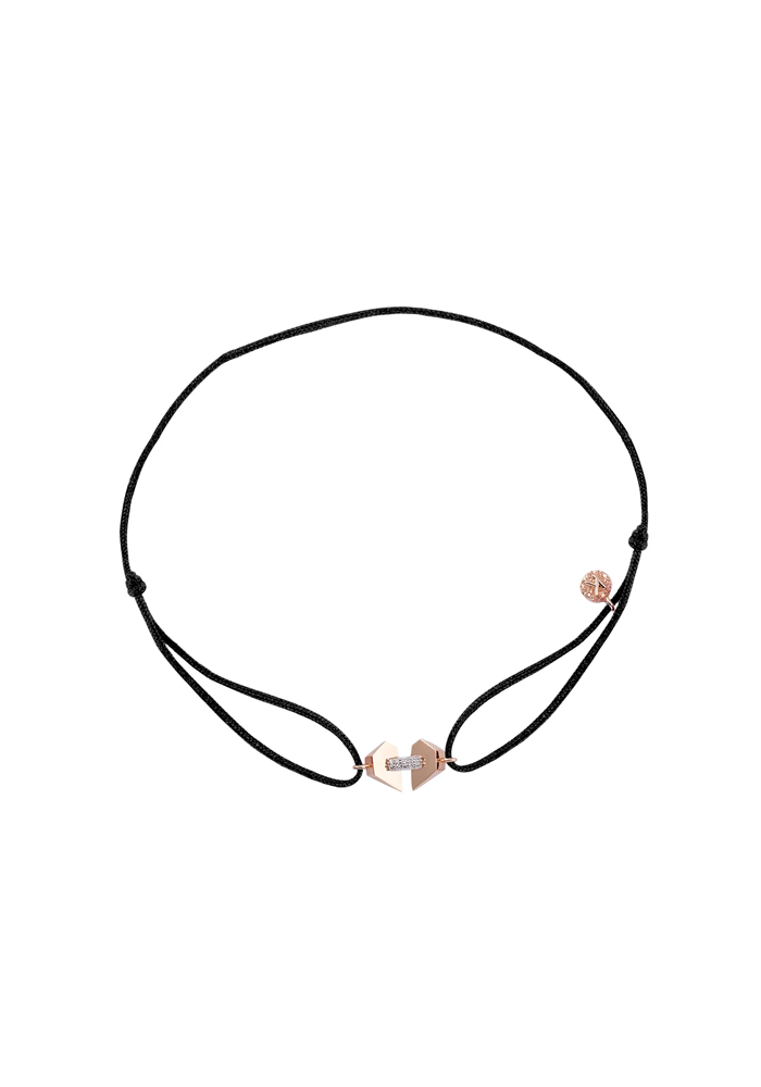 Bracelet Beloved Cord Noir - Kismet By Milka