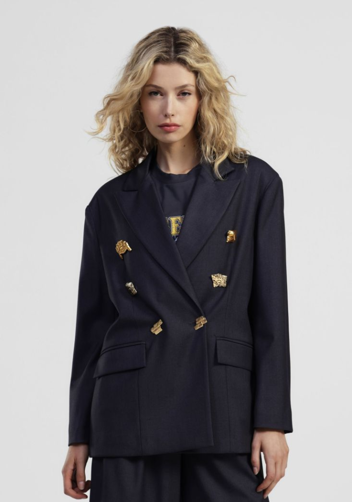 Blazer Anthracite Croisée - Dixie