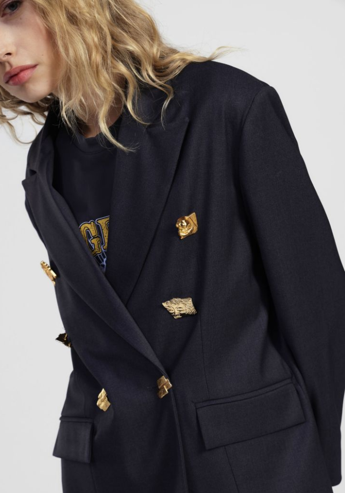 Blazer Anthracite Croisée - Dixie