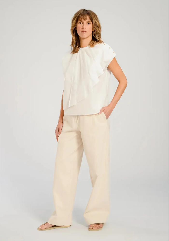 Blouse Chicago Blanche - V De Vinster