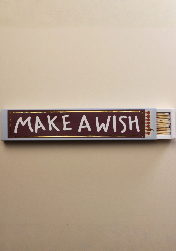 Boîte De 50 Allumettes Longues Make A Wish - Matchbook Creative