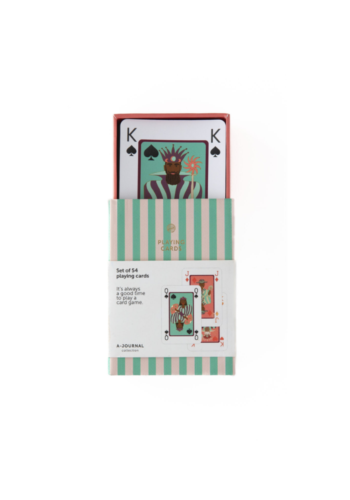 Boîte De Cartes À Jouer A-Journal Vert - Sélectionné par Blush
