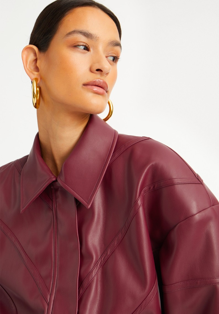 Bomber Jacket Bordeaux - Rotate