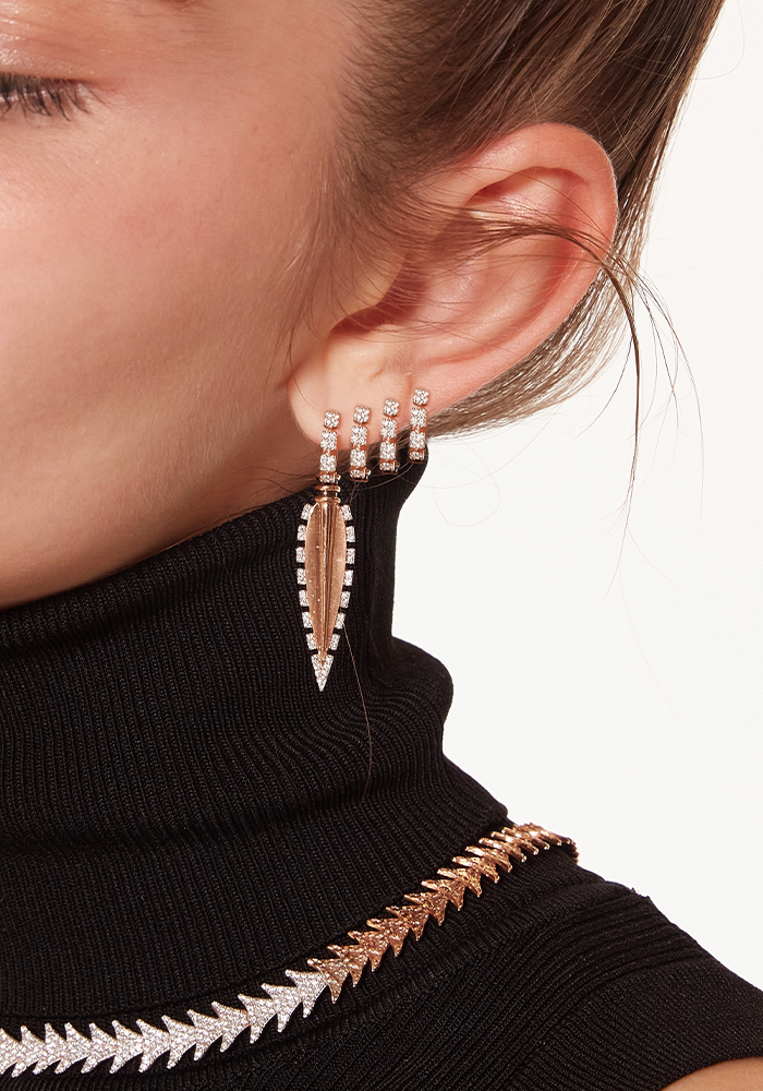 Boucle D'Oreille Isabella Hoop - Kismet By Milka