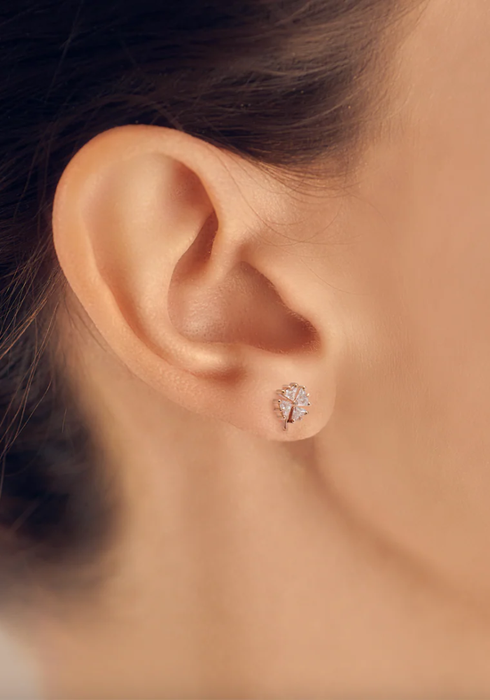 Boucle D'Oreille Trèfle - Little Ones Paris