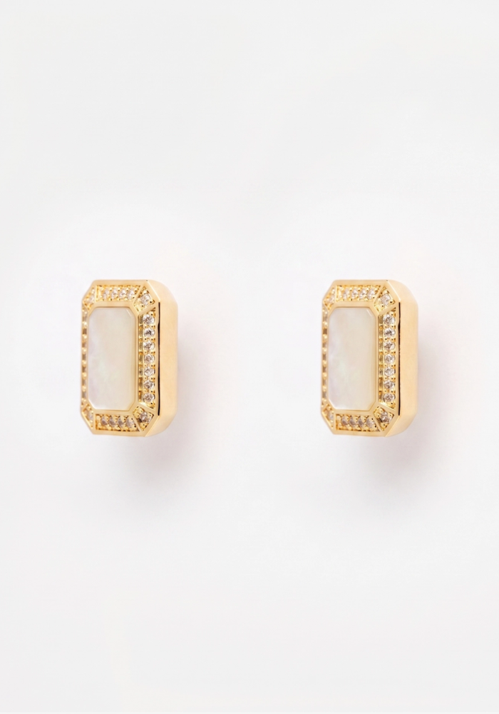 Boucles D'Oreilles Aura Cream - Sigal