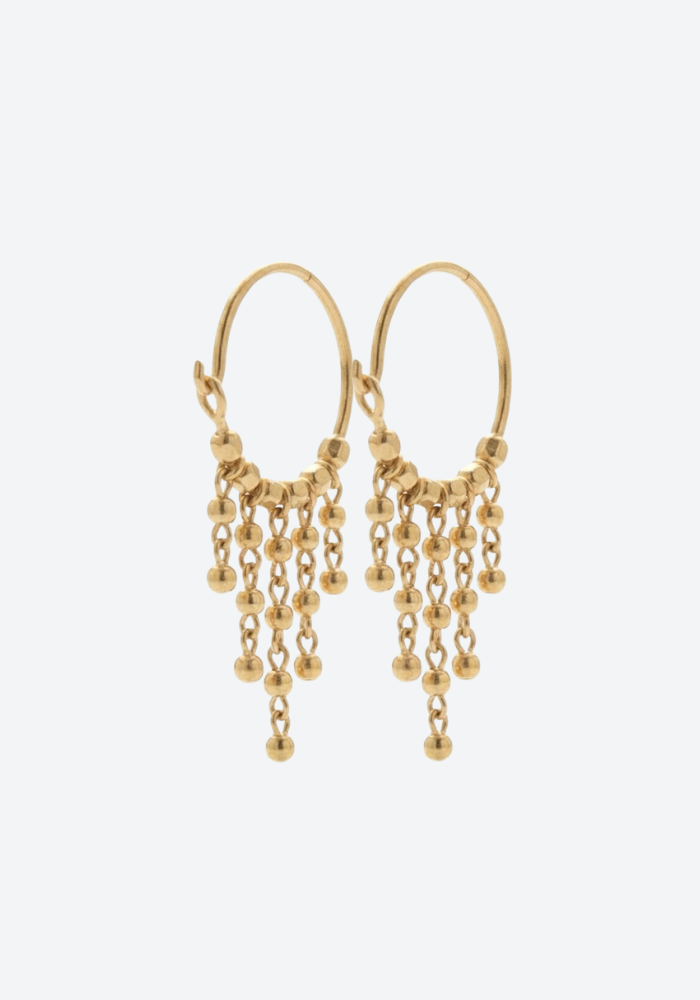 Boucles D'Oreilles Cassy Doré - Hanka Ïn