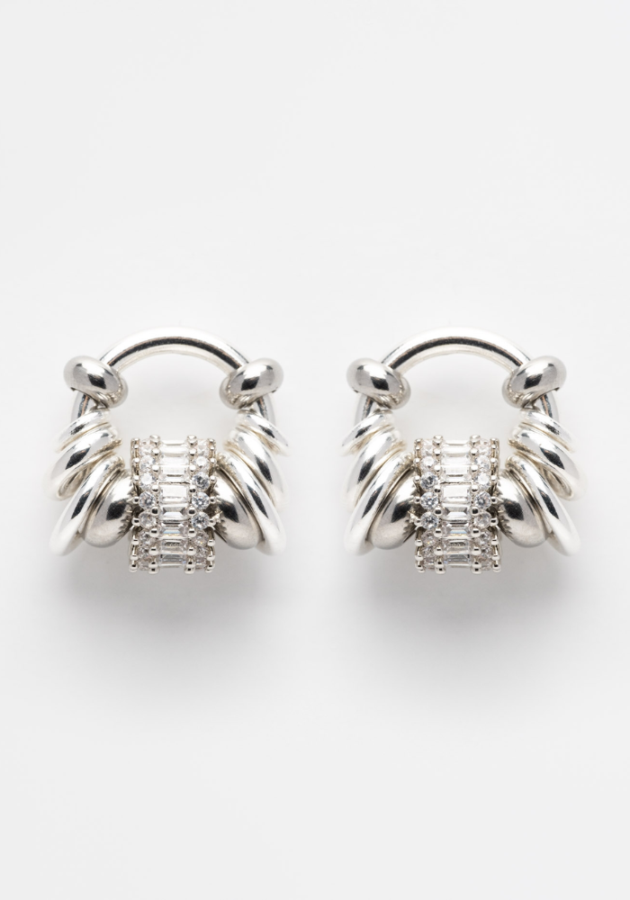 Boucles D'Oreilles Chrome - Sigal
