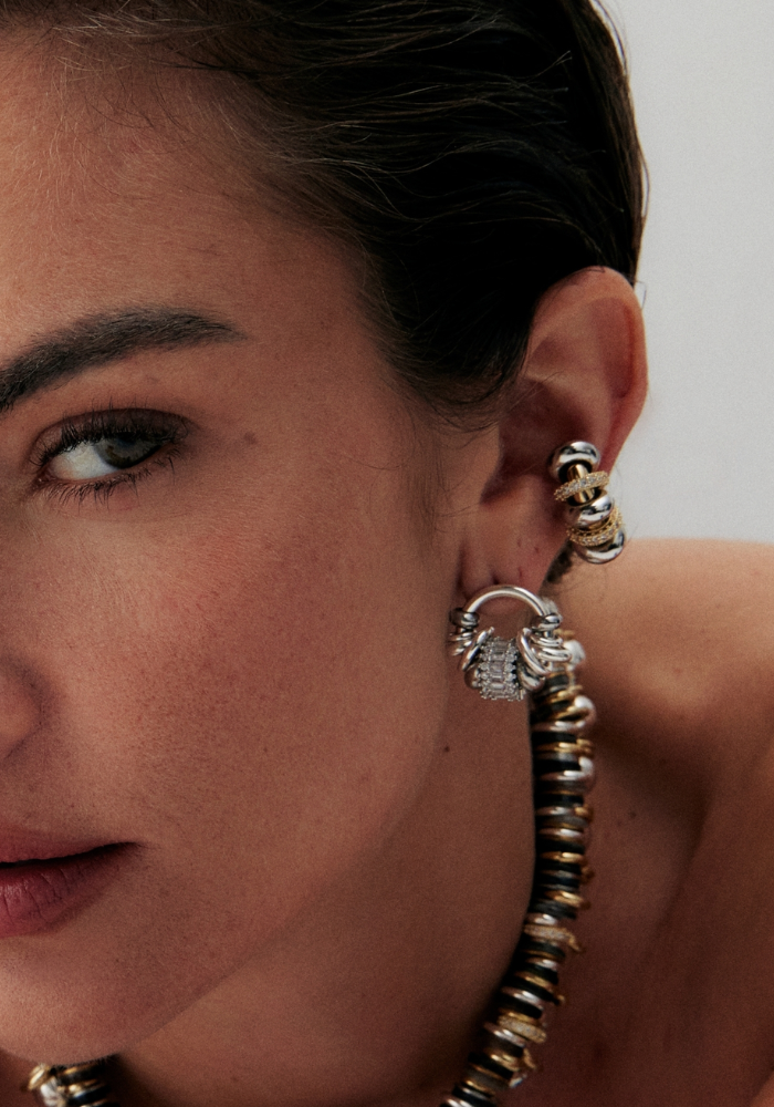 Boucles D'Oreilles Chrome - Sigal