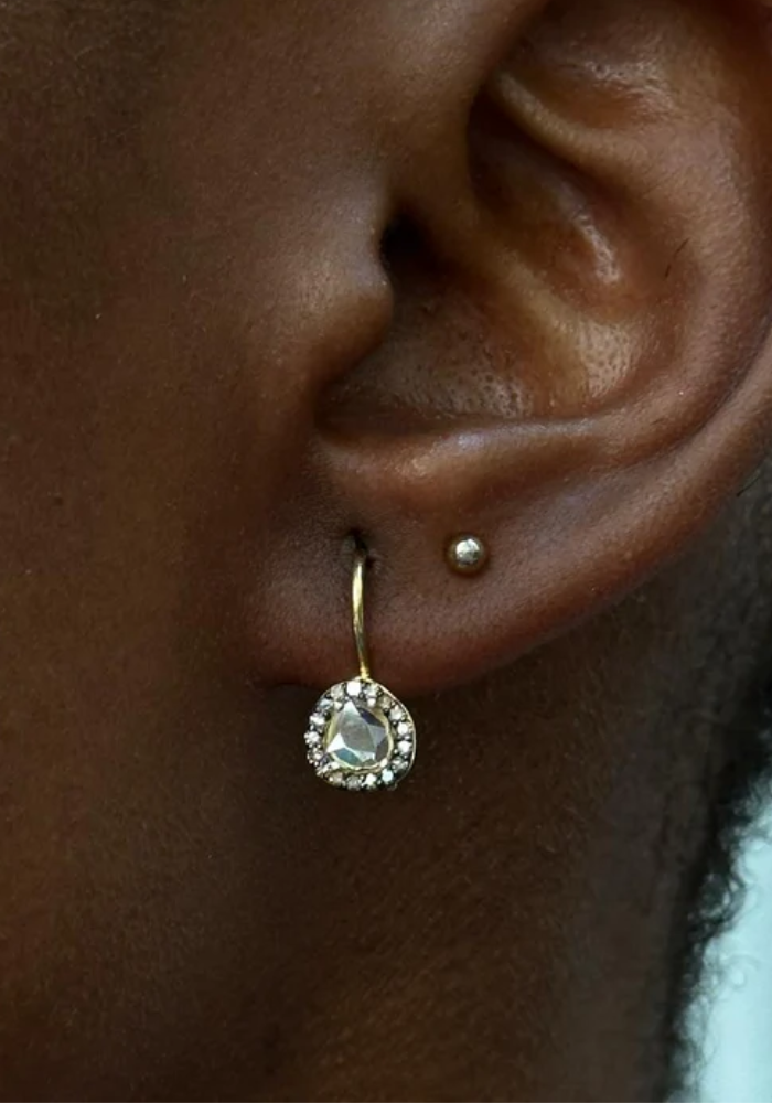 Boucles D'Oreilles Victoria Champagne - Vic et Max