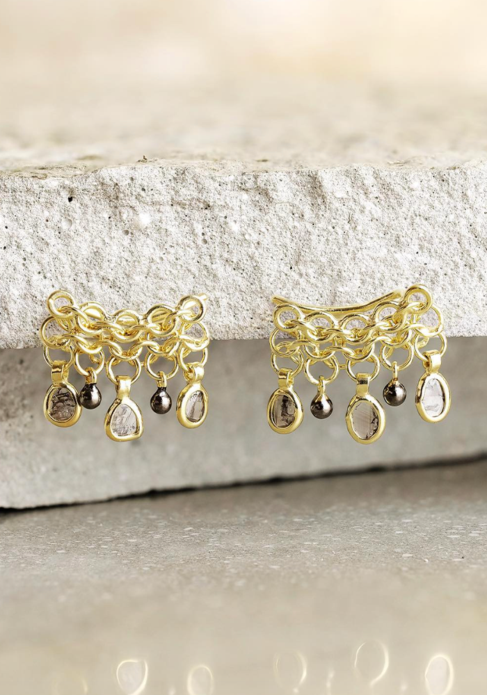 Earrings N°660 Diamond Polki