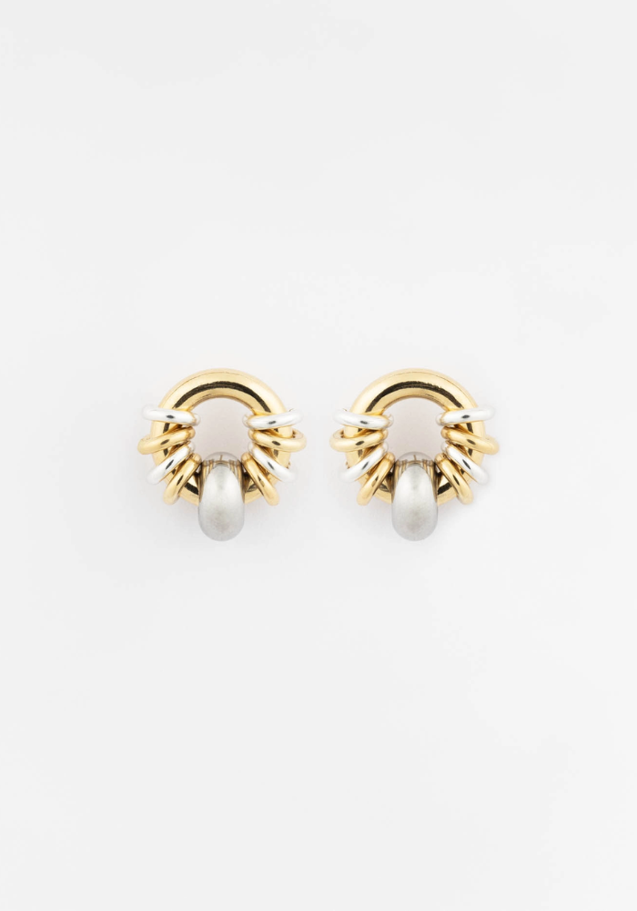 Boucles d'Oreilles Donut Baby Doré - Sigal