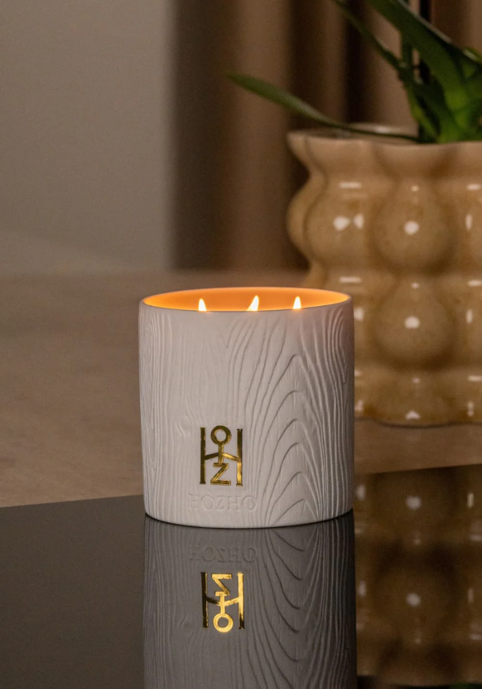 Bougie Rechargeable Flamme Purificatrice - Hozho Paris