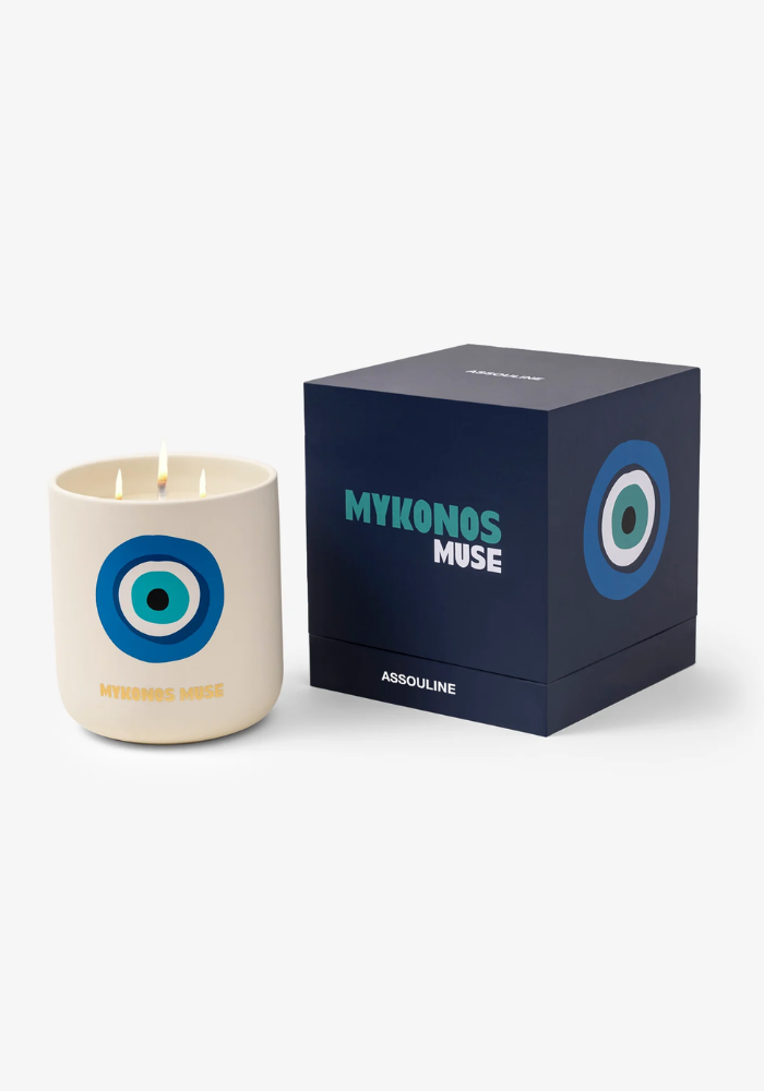 Bougie Travel XL Mykonos Muse - Assouline