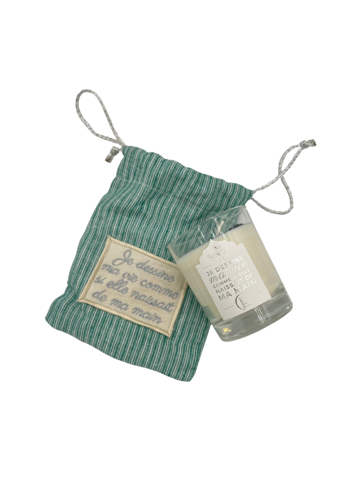 Bougie Chemin De Vie Obsidienne Flocons De Neige - Life On Venus