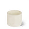 Bougie Céramique Striée Blanches M