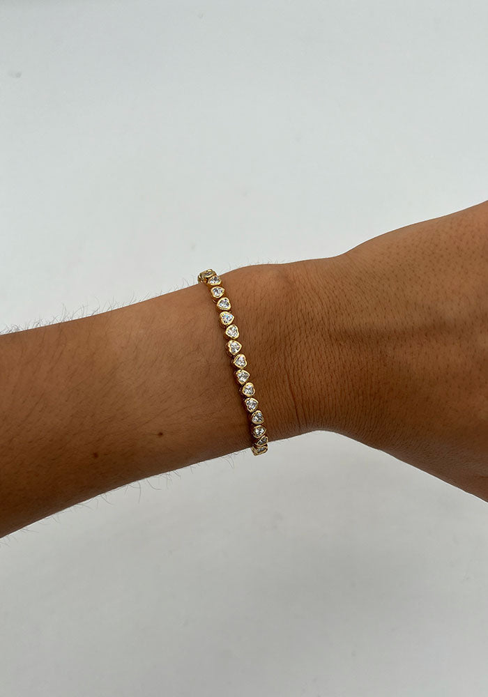 Pulsera Kory bañada en oro