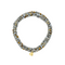 Bracelet 3 Tours Ou Collier Cristal Pendentif Cœur Doré