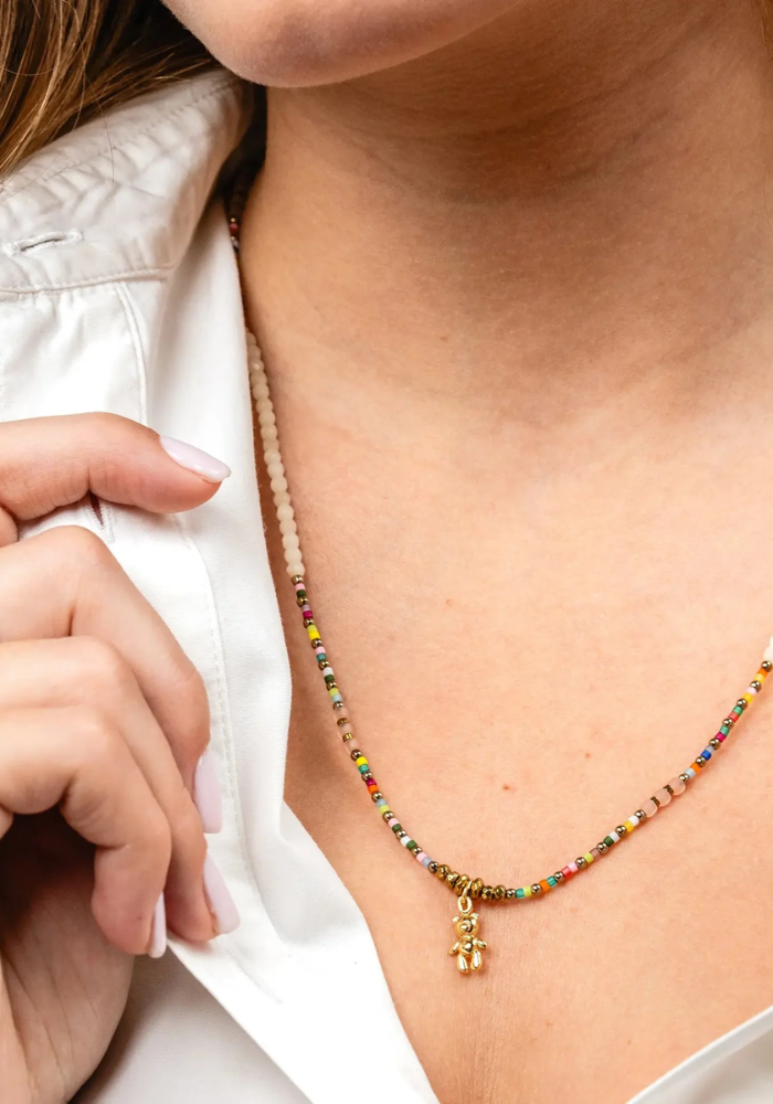 Bracelet 3 Tours Ou Collier Doudou Dede Dubai - Têtes Blondes