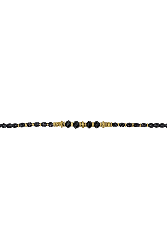 Bracelet 3 Tours ou Collier Blondie Midnight - Têtes Blondesv